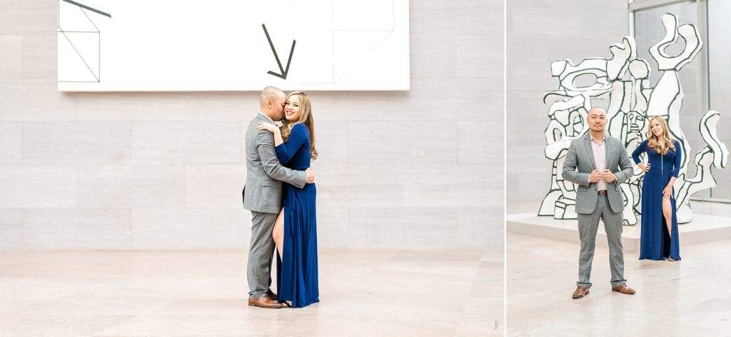 national gallery engagement session