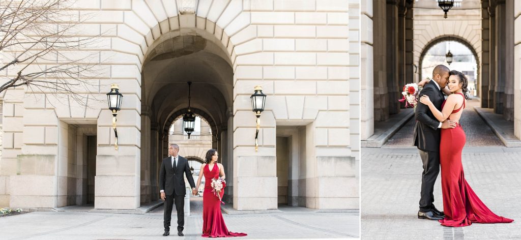 classy engagement session DC