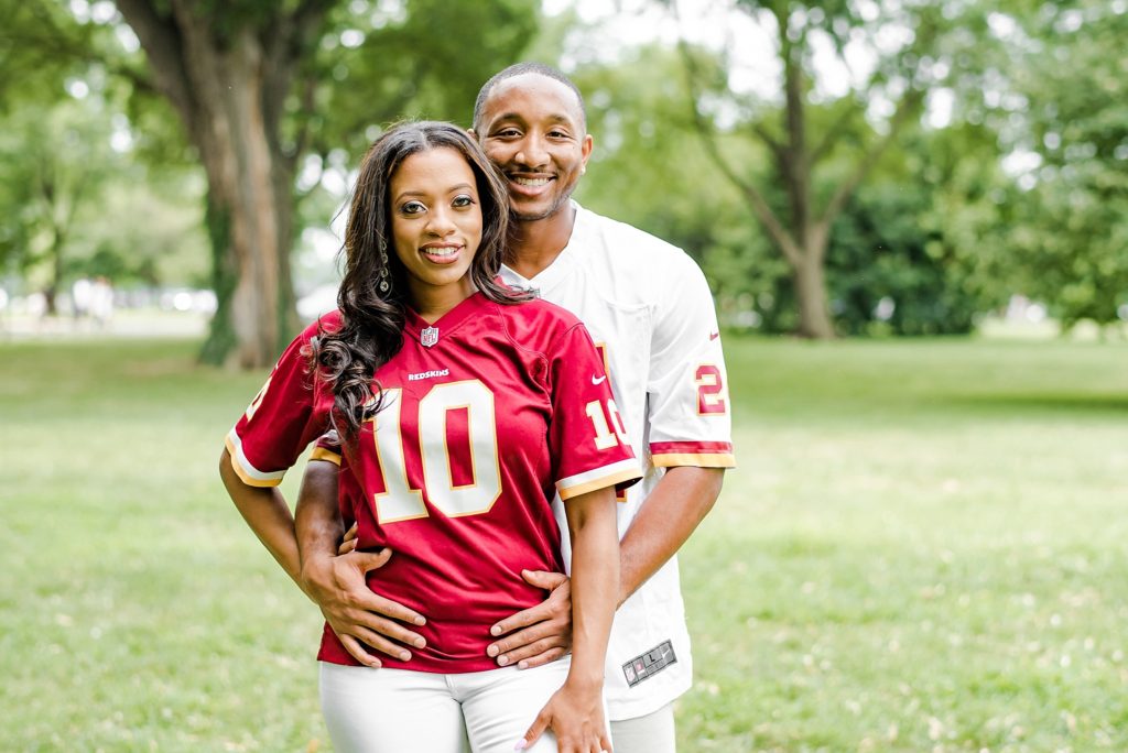 Redskin Jersey first year anniversary session with Terri Baskin Photography